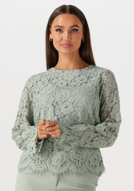 Y.A.S. Haut YASPERLA LS LACE TOP S. NOOS Menthe - large