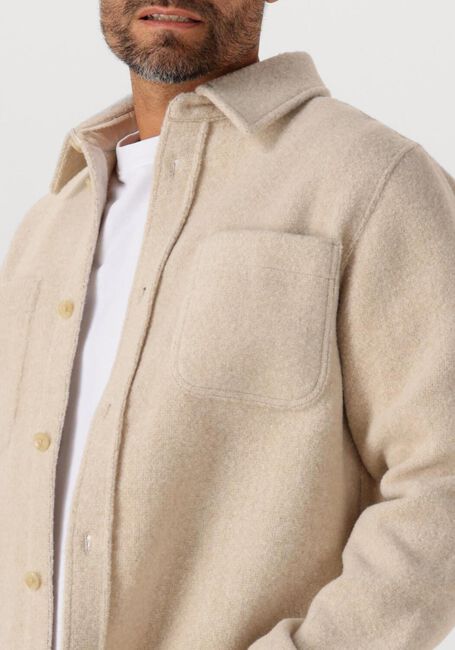 Beige LES DEUX  LENNON BOUCLE OVERSHIRT - large