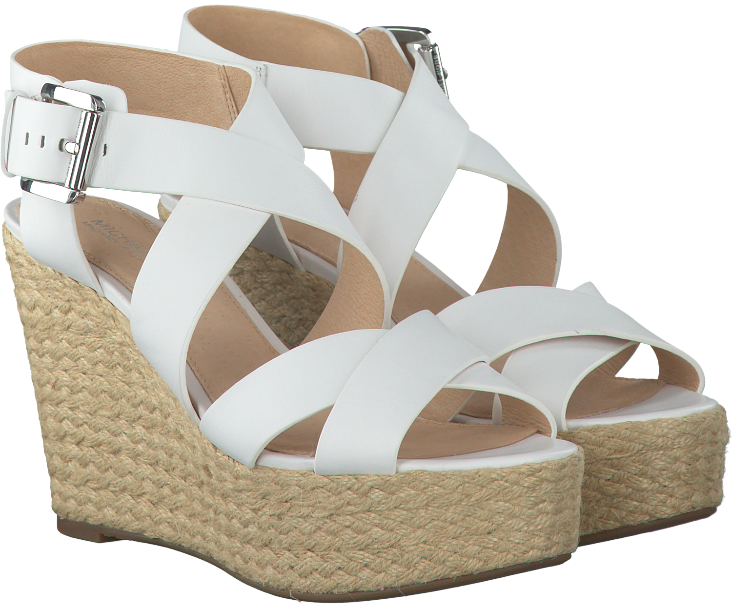 Witte MICHAEL KORS Sandalen CELIA MID WEDGE | Omoda