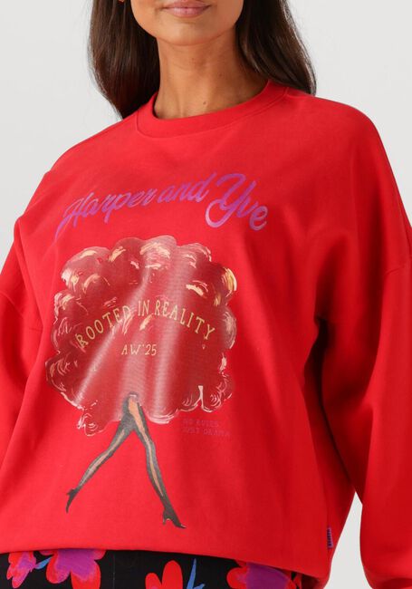 HARPER & YVE Chandail ROOTEDINREALITY-SW en rouge - large