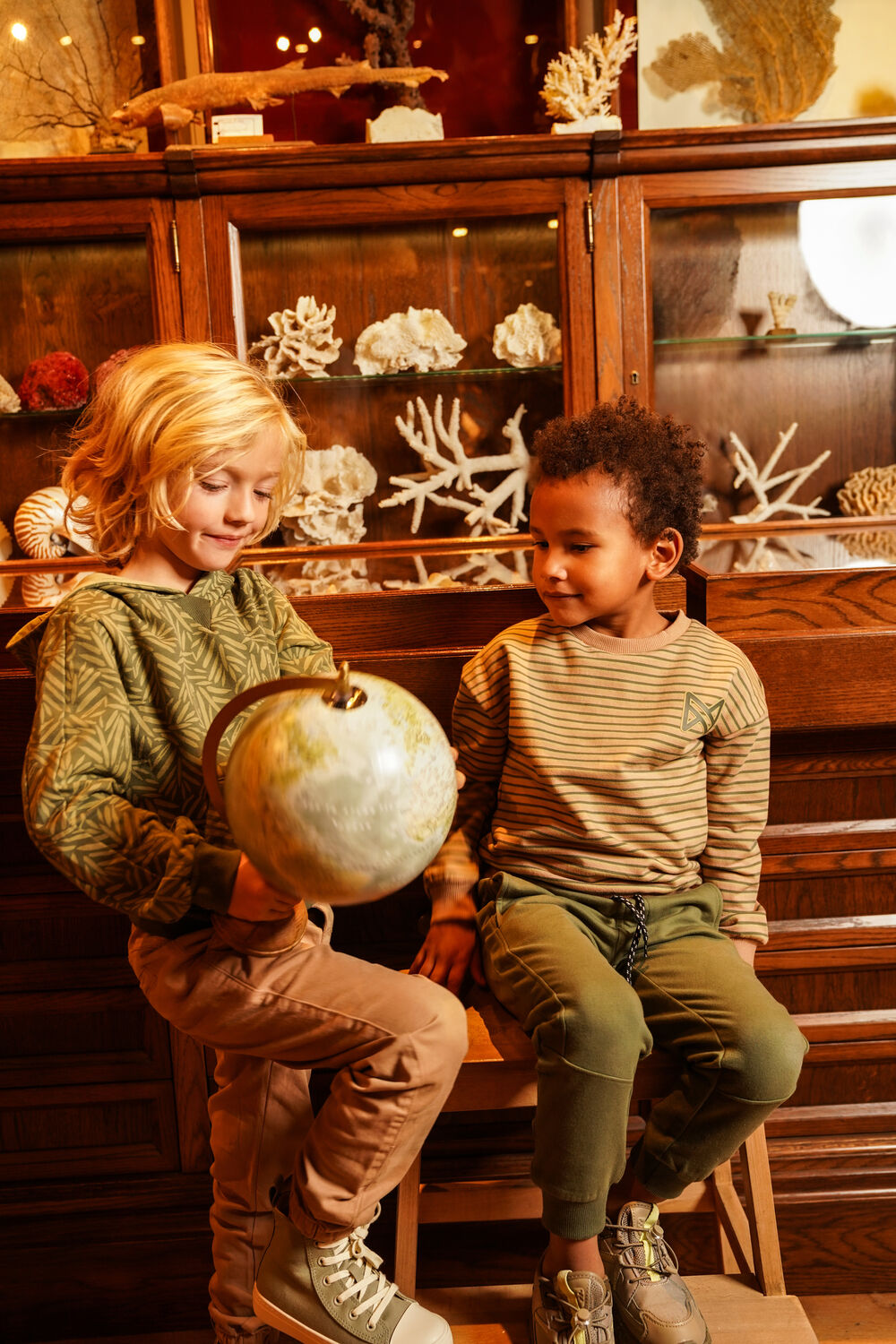 KOKO NOKO Pantalon de jogging O56813 en vert - large