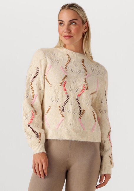 Creme Y.A.S. Trui YASGABBI LS KNIT PULLOVER S. - large