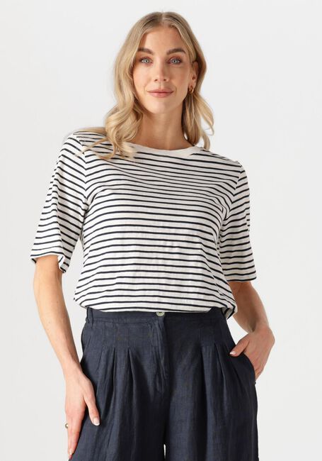 CC HEART T-shirt CC HEART SILLA STRIPE en blanc - large