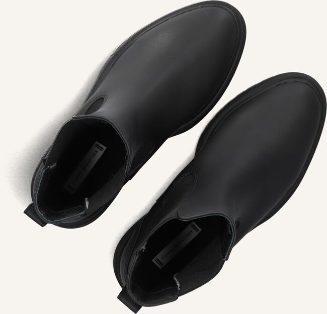 Zwarte TOMMY HILFIGER  RUBBERRISED CHELSEA Zwarte TOMMY HILFIGER  RUBBERRISED CHELSEA - large