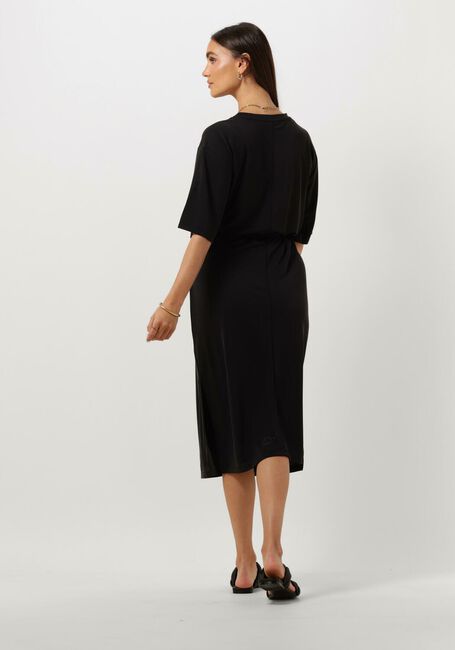 Zwarte MSCH COPENHAGEN Midi jurk MSCHDEANIE LYNETTE 2/4 DRESS - large