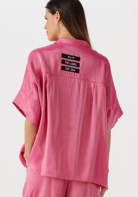 ALIX THE LABEL LADIES WOVEN SHINE BOXY BLOUSE Blouses en rose - large