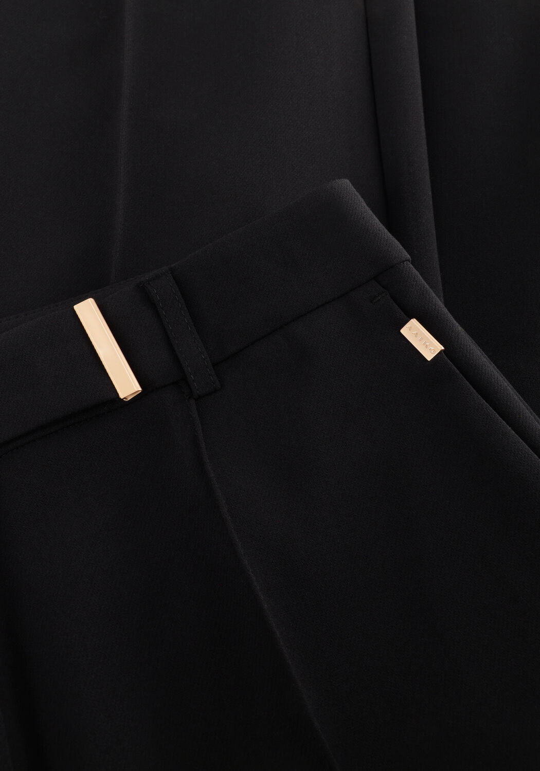 Zwarte AAIKO Flared broek CHANTALLE R PES 345 - large