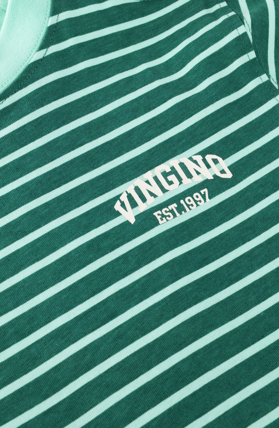 VINGINO T-shirt ICON-STRIPE-SS en vert - large