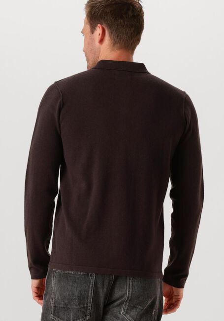 BUTCHER OF BLUE Pull CLIFDEN MOCK en marron - large
