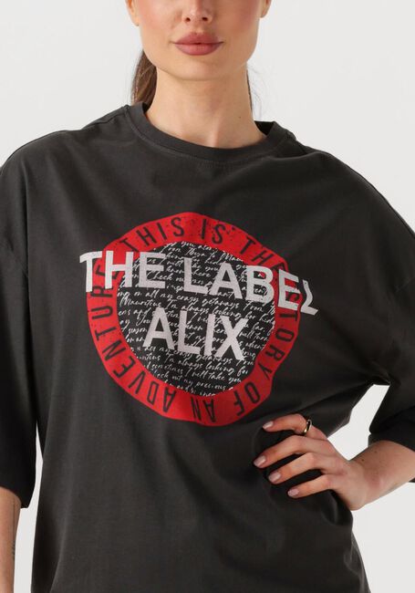 ALIX THE LABEL T-shirt LADIES KNITTED ALIX TSHIRT en noir - large