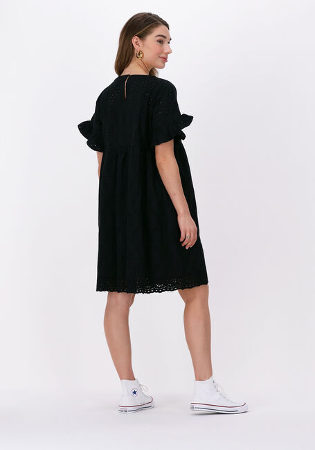 COLOURFUL REBEL Mini robe RISSEY BRODERIE ANGLAISE BABYDOLL DRESS en noir - large
