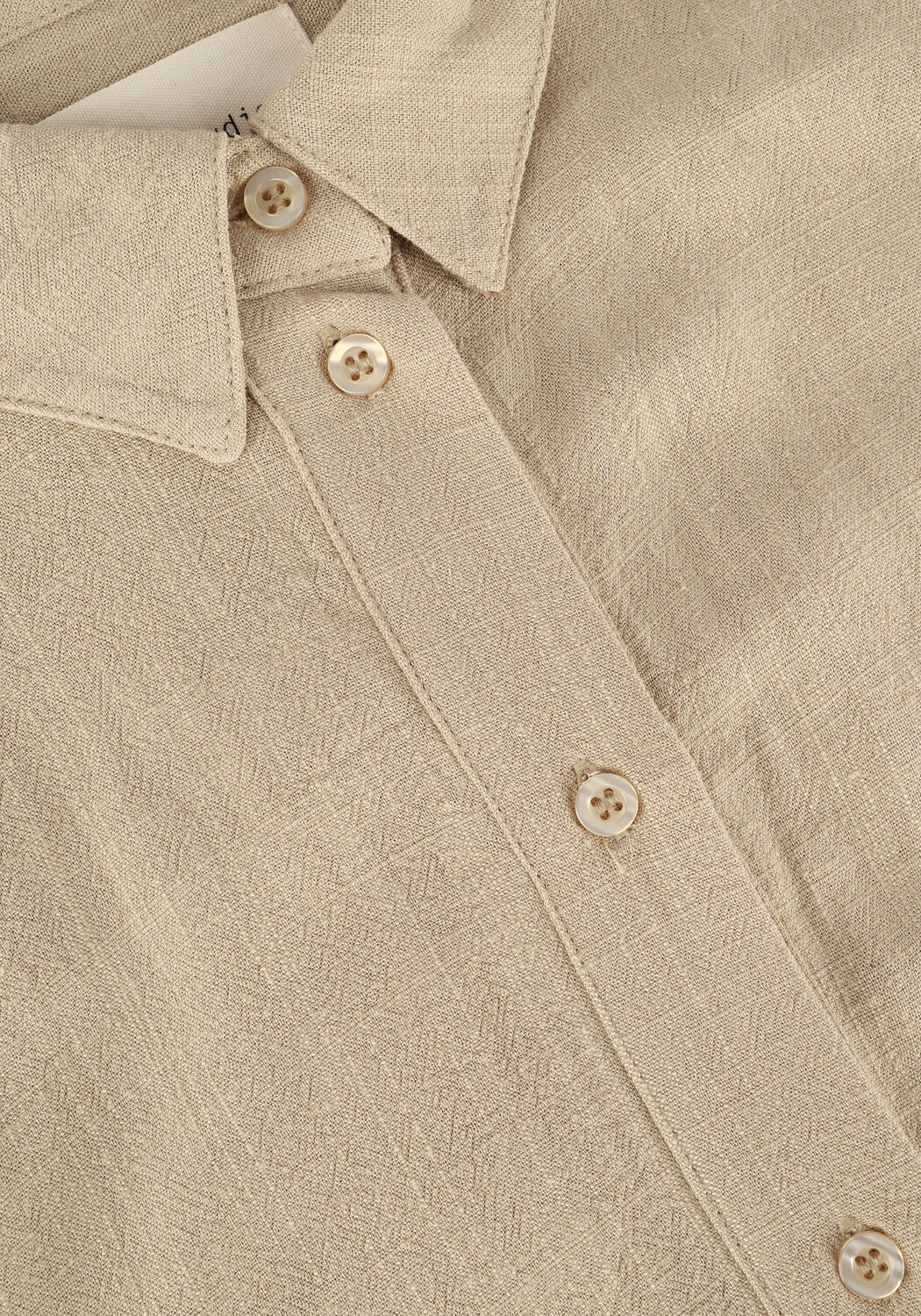 Beige ESM&Eacute; STUDIOS  MAREN OVERSIZE SHIRT - large