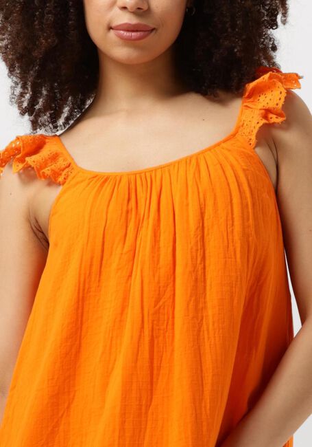 Y.A.S. Robe maxi YASLOULOU STRAP LONG DRESS en orange - large