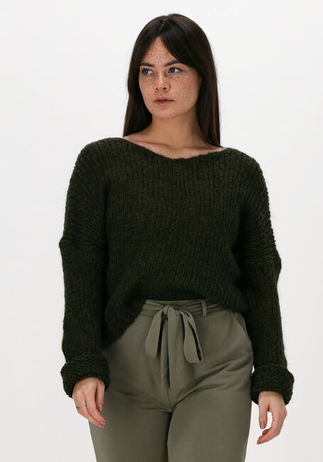 Groene SIMPLE Trui SASCHA - large