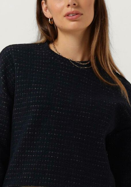 VANILIA Pull STRUCTURE SWEAT Bleu fonc&eacute; - large