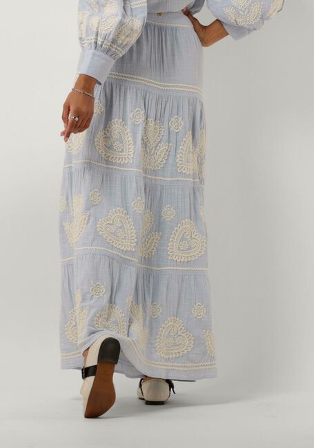 ANTIK BATIK Jupe maxi RONY SKIRT Bleu clair - large