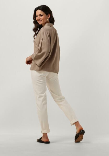 Bruine OBJECT  OBJTILDA BOXY SHIRT - large