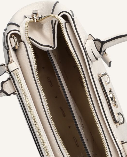 Witte GUESS Handtas NASTRA SOCIETY SATCHEL Witte GUESS Handtas NASTRA SOCIETY SATCHEL - large