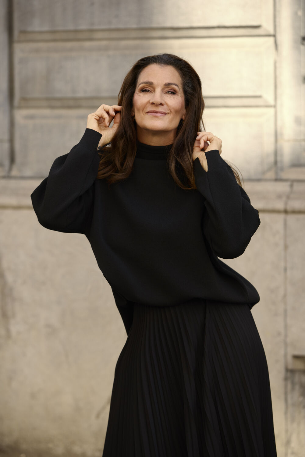 OMODA ATELIER Pull OM-DANA X QUINTY en noir - large