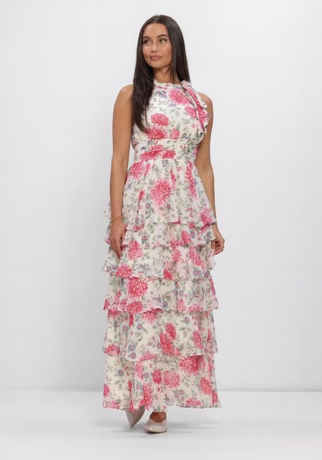 NEO NOIR Robe maxi MARLI BIG FLOWER DRESS Cr&egrave;me - large