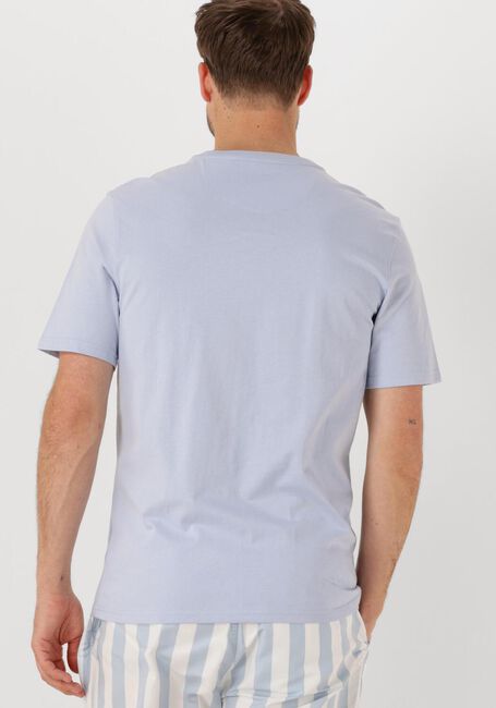 Lichtblauwe SCOTCH & SODA T-shirt SEASONAL CORE - REGULAR FIT LO - large