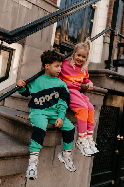 JENEST Chandail SAMMY SPORTS SWEATER en vert - large