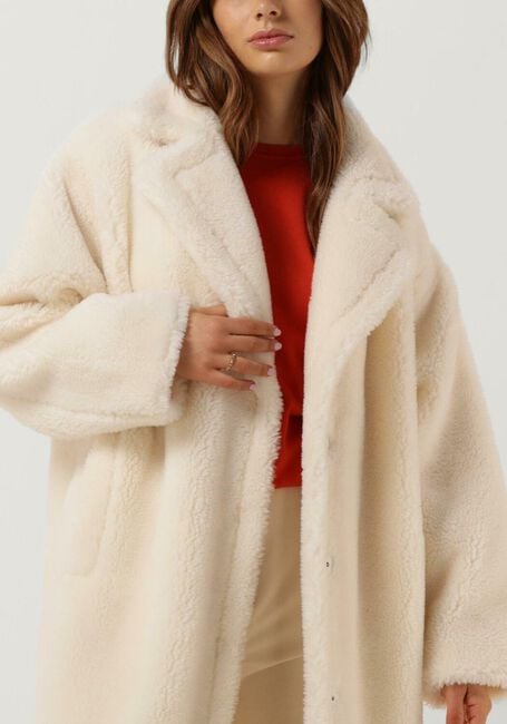 STAND STUDIO Manteau Teddy MARIA COAT TEDDY en blanc - large