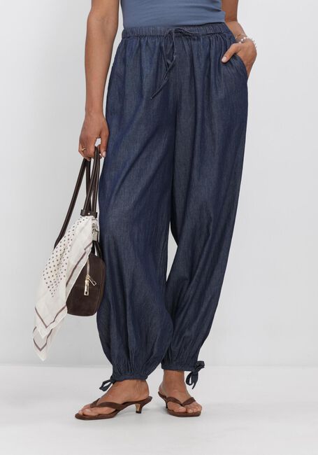 Blauwe NEO NOIR Broeken/jumpsuits ROXANE BALLOON DENIM PANTS - large