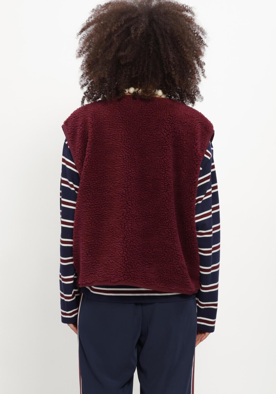 CATWALK JUNKIE Gilet TEDDY BODYWARMER Bordeaux - large