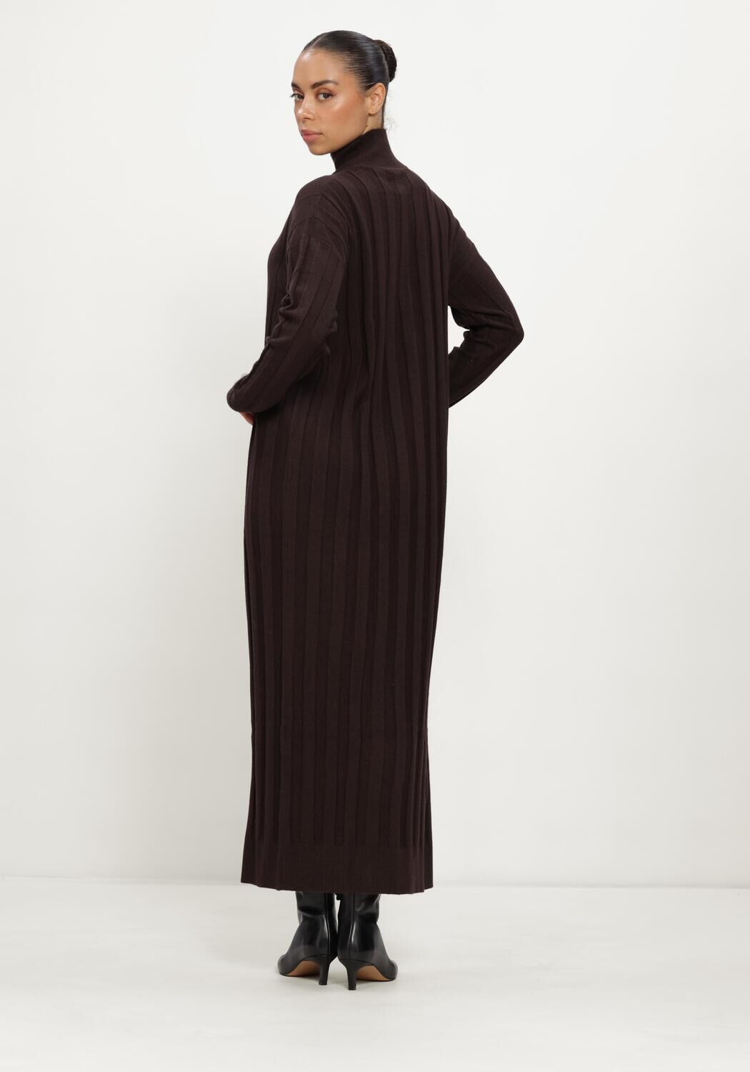 INWEAR Robe maxi TESSIW KELLSIE DRESS en marron - large
