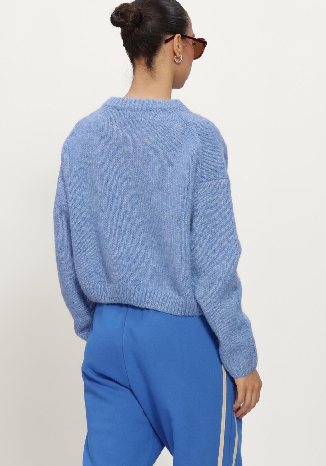 PENN & INK Pull JUMPER en bleu - large