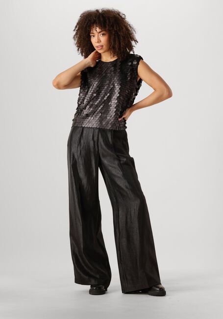 CO'COUTURE Haut MAXI CC SEQUIN BO BLOUSE en noir - large