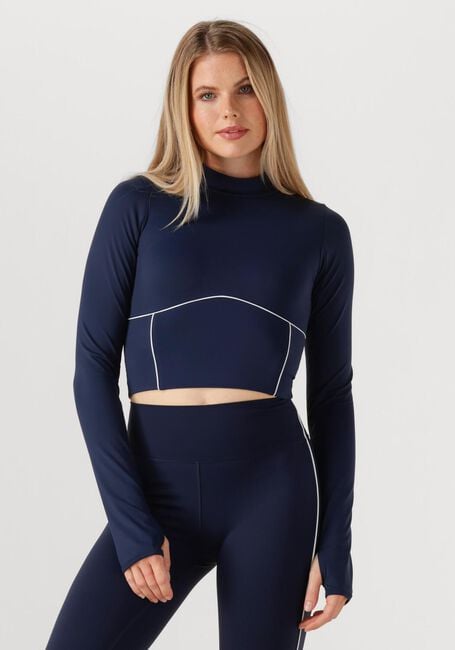 THE LOLA CLUB Haut DEMI TOP Bleu foncé - large