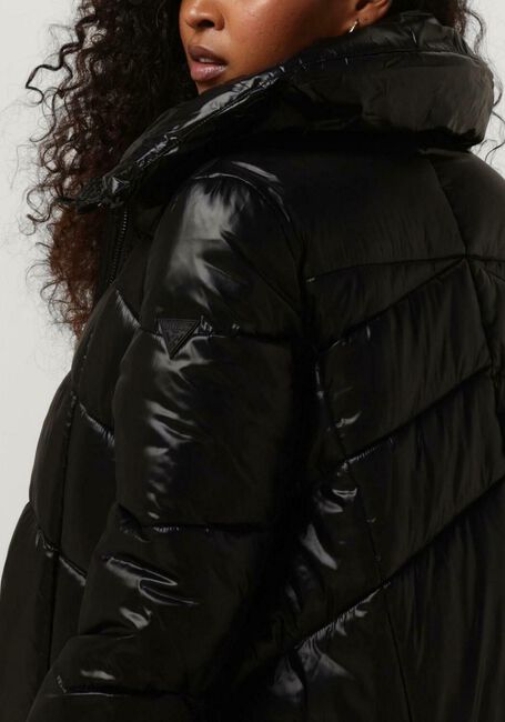 Zwarte GUESS Gewatteerde jas NEW OPHELIA JACKET - large