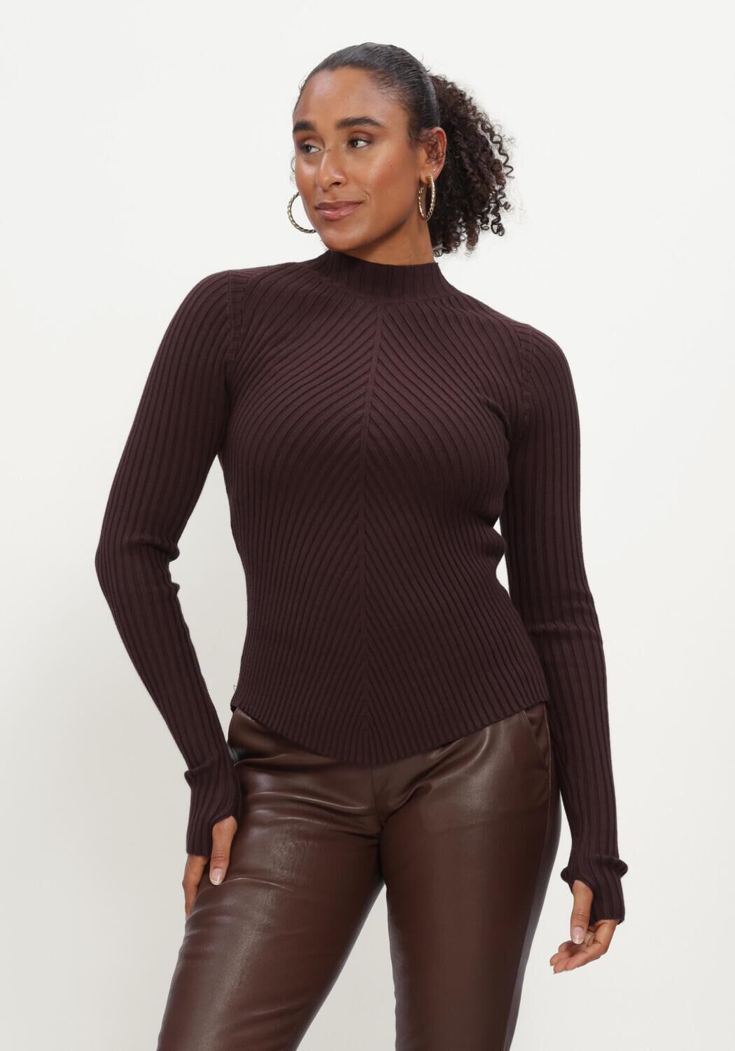 IBANA KINZY Pulls & Gilets en marron - large
