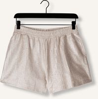 ALIX THE LABEL Pantalon courte LADIES WOVEN FOIL SHORTS en argent ALIX THE LABEL Pantalon courte LADIES WOVEN FOIL SHORTS en argent - medium