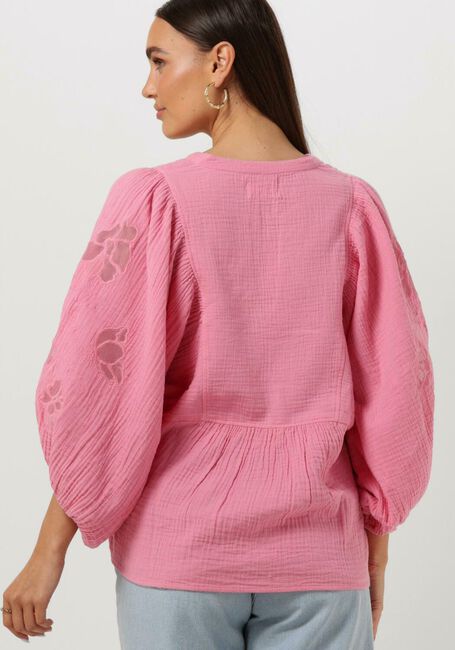 SISSEL EDELBO EVELYN ORGANIC COTTON TOP Blouses en rose - large