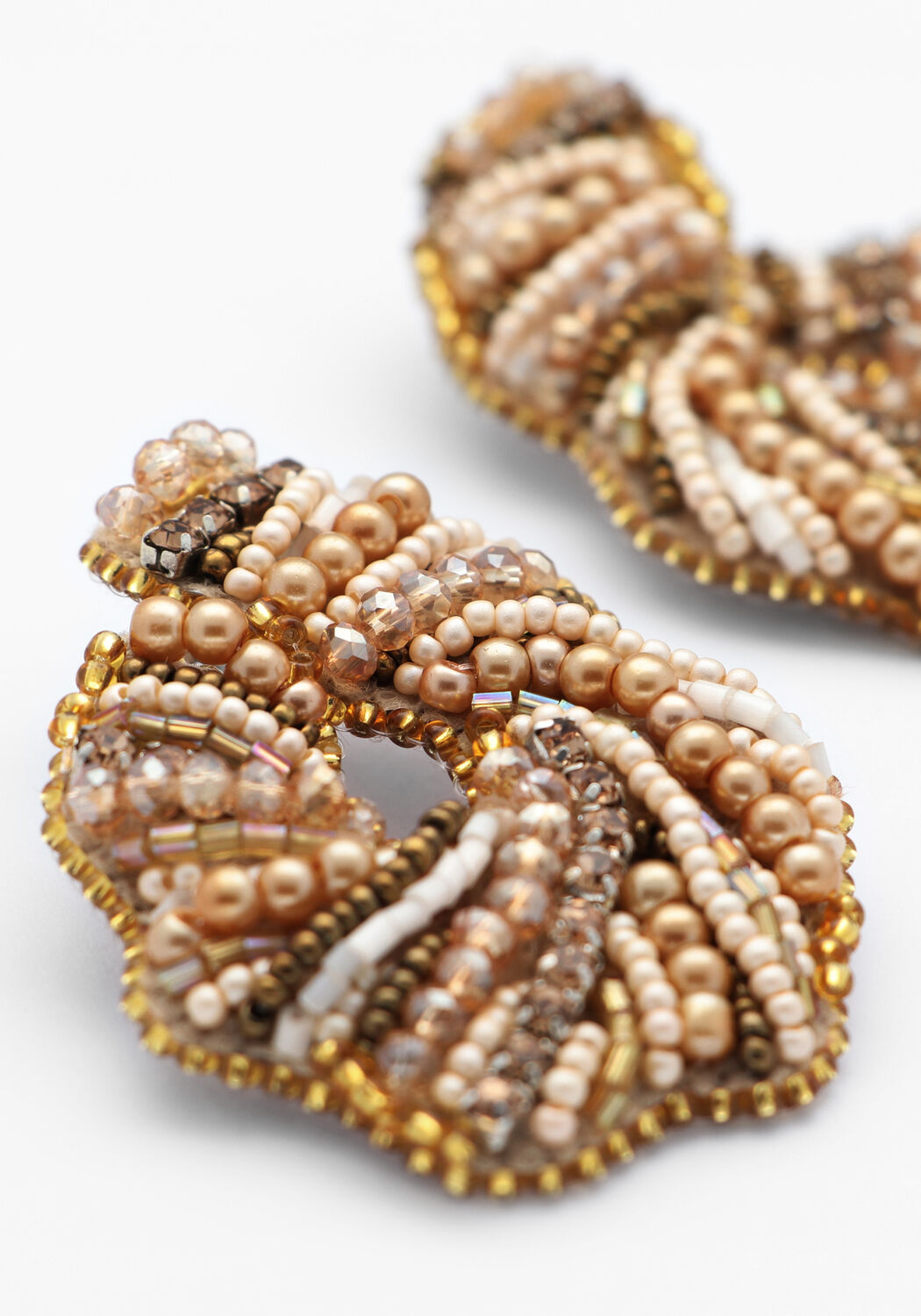 PAULIE POCKET Boucles d'oreilles GLAMOROUS CURL EARRINGS Dor&eacute; - large