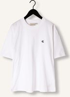 Witte CALVIN KLEIN T-shirt HEAVY RELAXED TEE Witte CALVIN KLEIN T-shirt HEAVY RELAXED TEE - medium