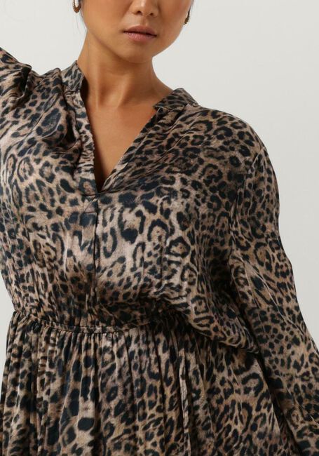 EST'SEVEN Mini robe EST’JOURNEE DRESS BAMBU en marron - large