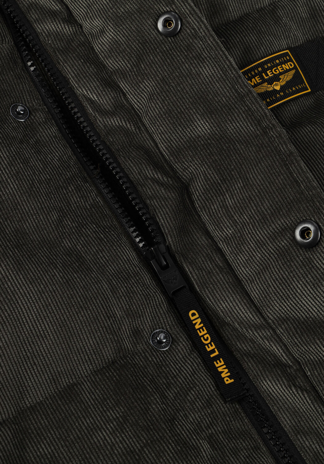 Donkergroene PME LEGEND Gewatteerde jas GOBBLER - large