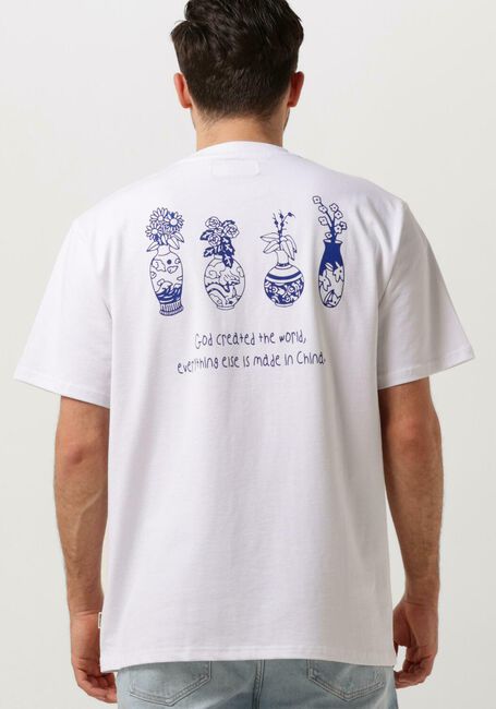 WOODBIRD T-shirt WBBAINE VASE TEE en blanc - large
