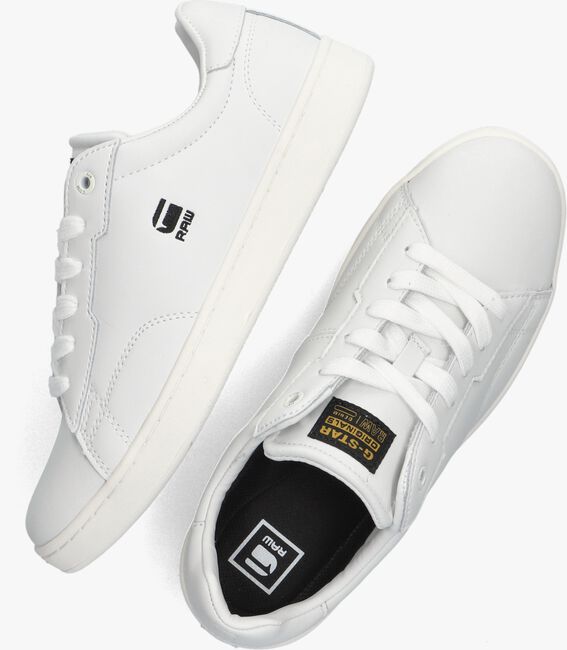Cadet G Star Sneakers Heren Wit Witte G-STAR RAW Sneakers CADET W