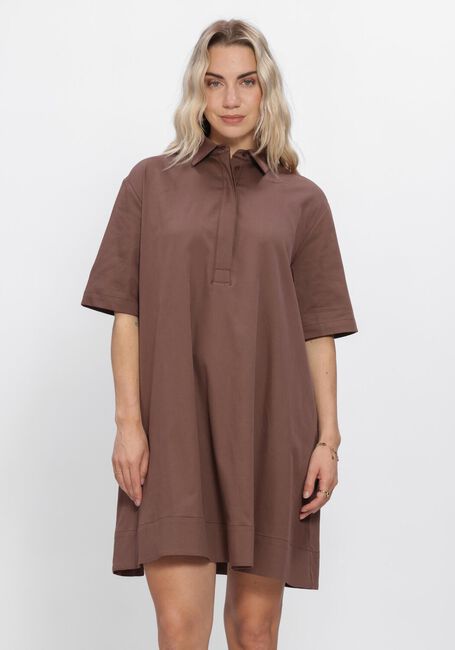 Bruine EST'SEVEN Mini jurk BEYZA DRESS - large