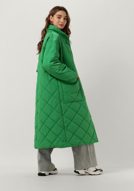 Groene STAND STUDIO Gewatteerde jas SAGE COAT - large