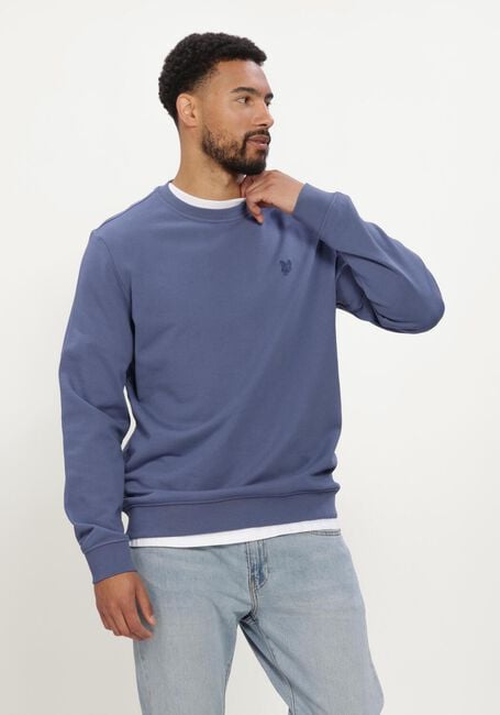 LYLE & SCOTT Pull SUPERFINE CREW NECK SWEATSHIRT en bleu - large