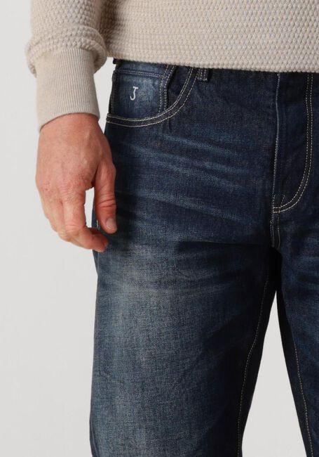 Donkerblauwe BUTCHER OF BLUE Straight leg jeans STOCKTON STRAIGHT SHADOW MID DENIM - large