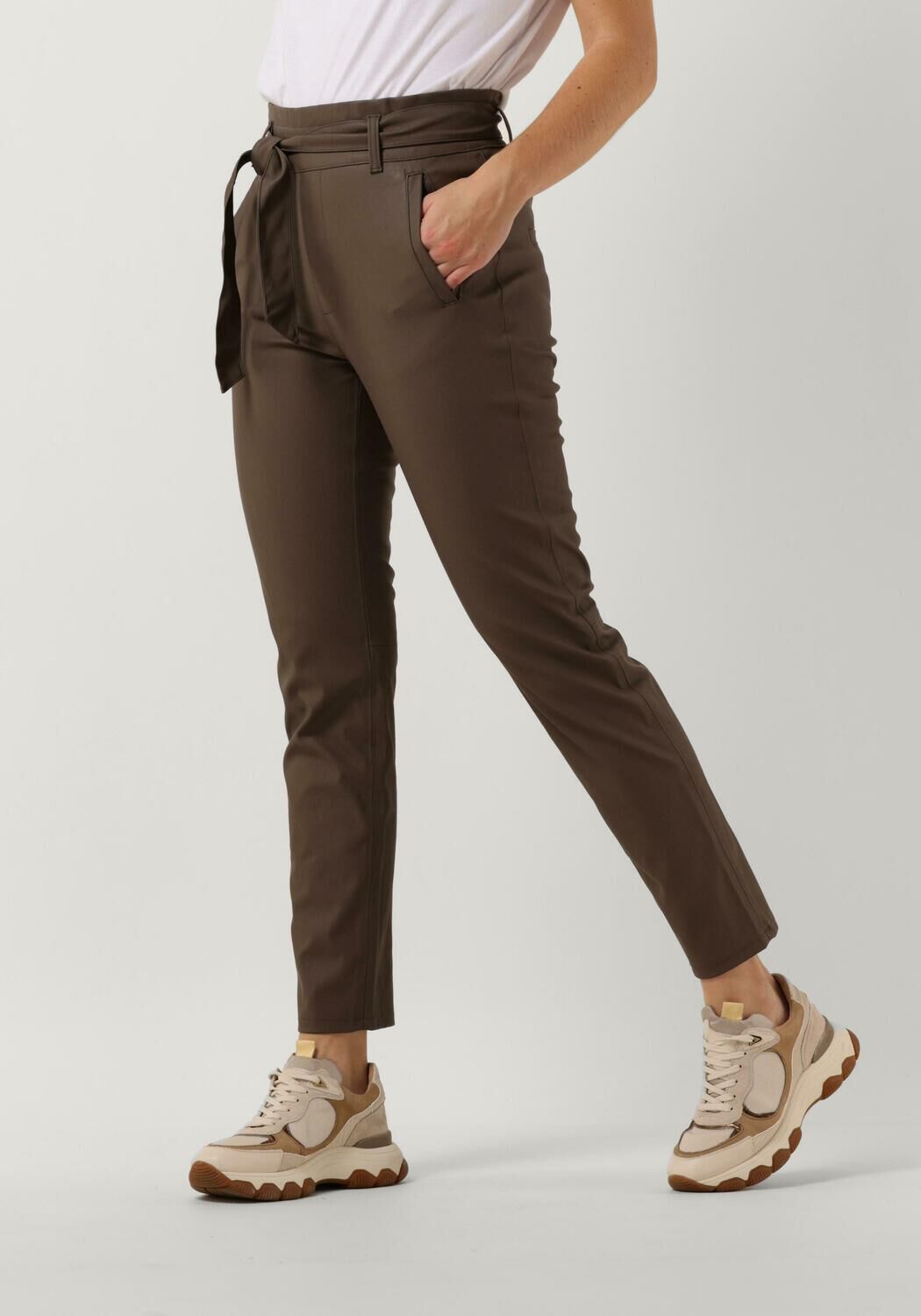 Taupe KNIT TED Pantalon FRANCIS PANT Omoda