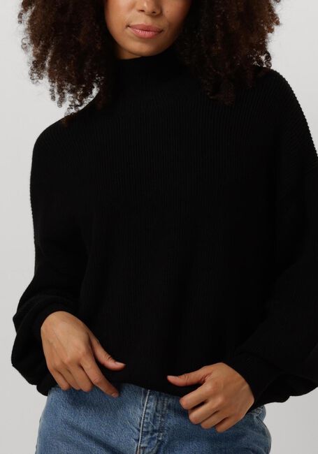 MSCH COPENHAGEN Col roulé MSCHMAGNEA RACHELLE RIB PULLOVER en noir - large