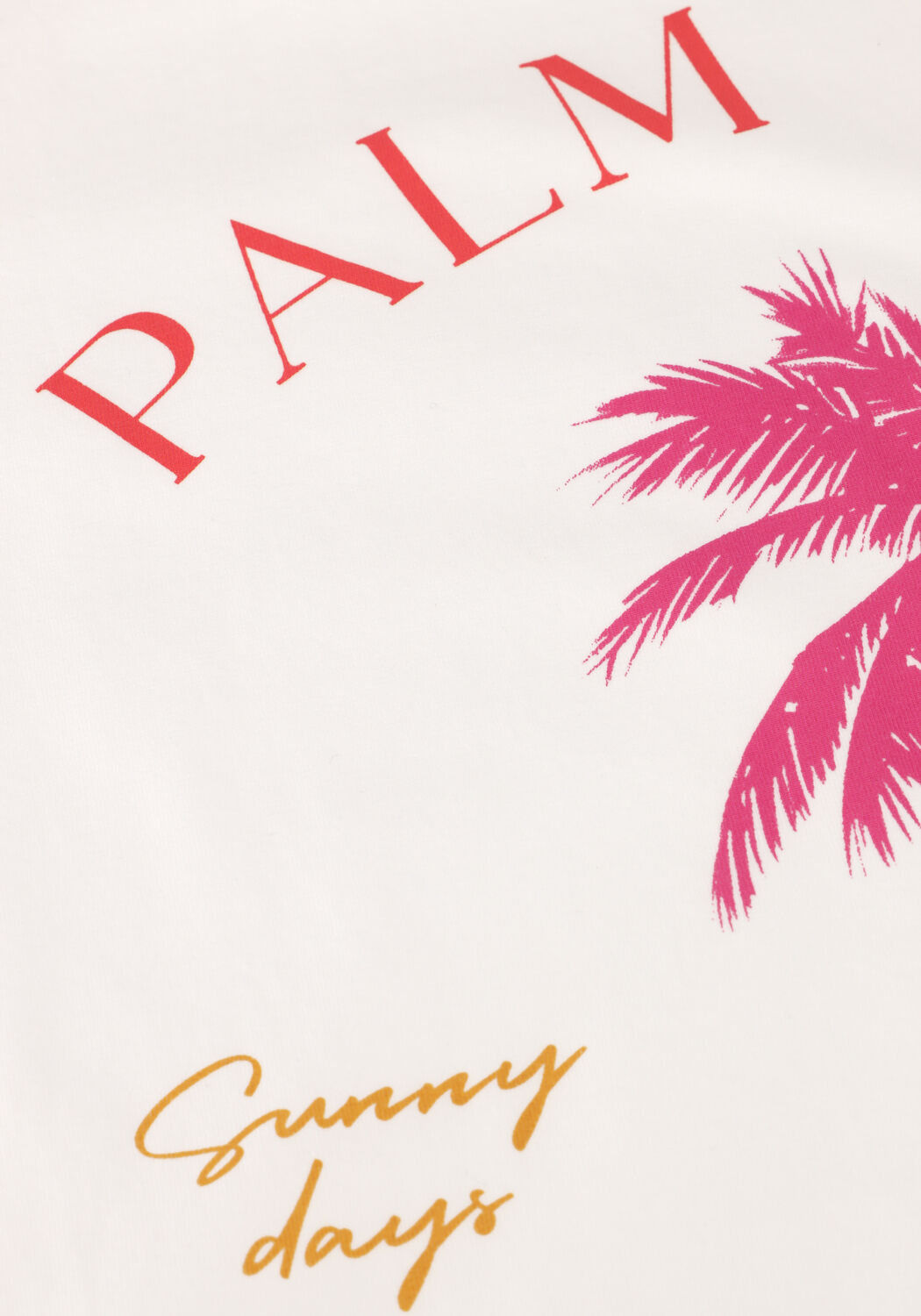Roze YDENCE T-shirt T-SHIRT PALM TREES - large